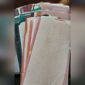 Vintage Candle Supplies Beeswax 30 Sheets 16 1/4" x 8 1/2" Various Colors